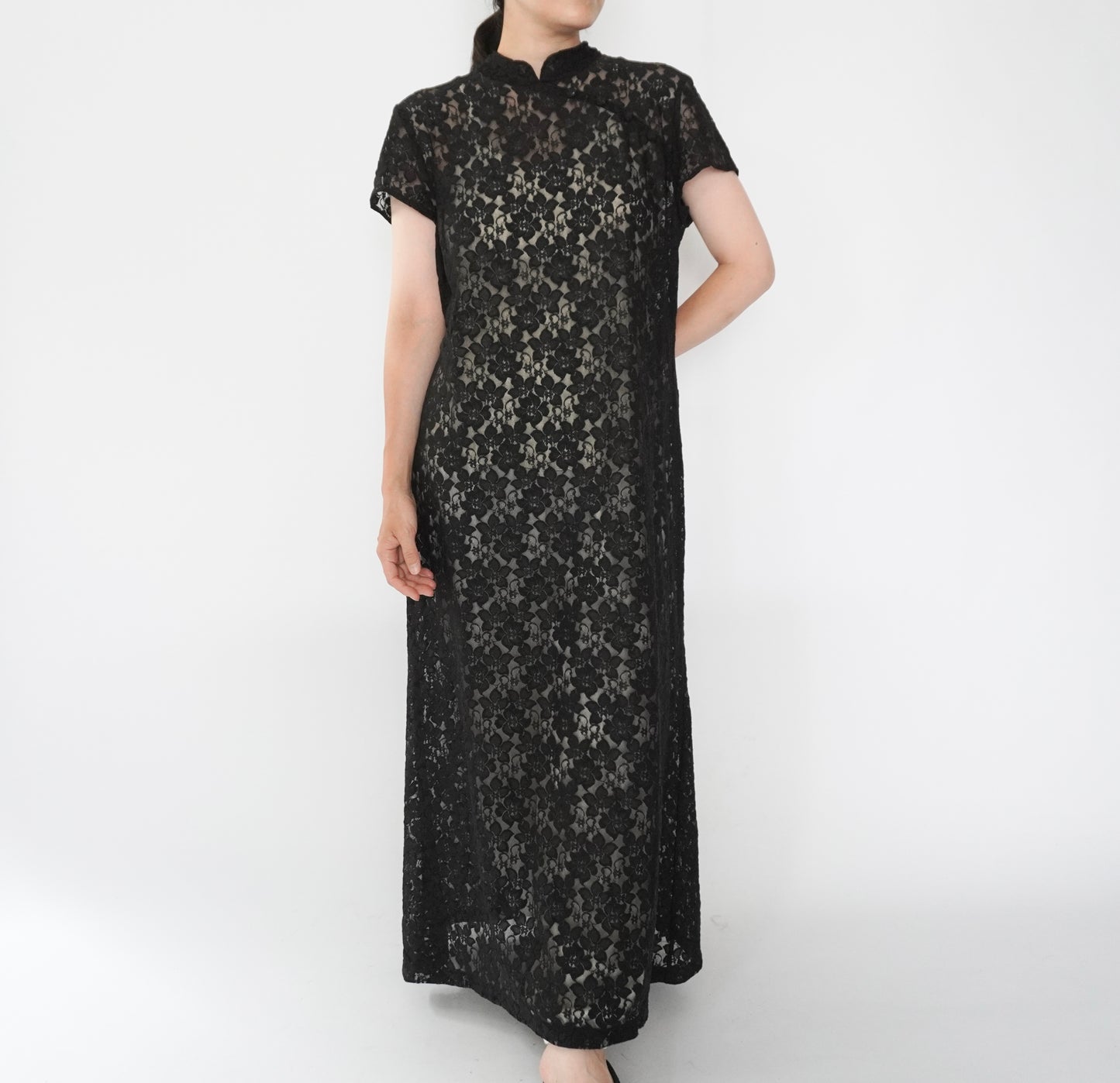 90s Lace Asian Design Dress