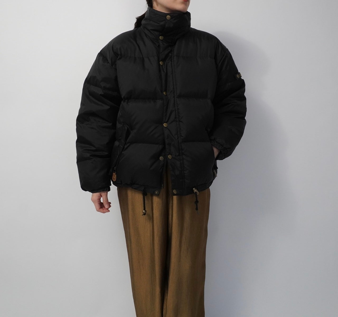 90s Black Down Jacket