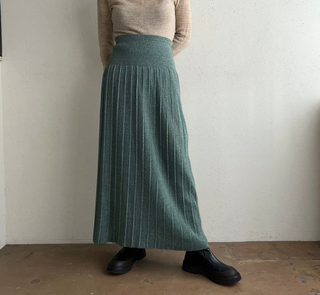 90s Cotton Knit Skirt Made in USA