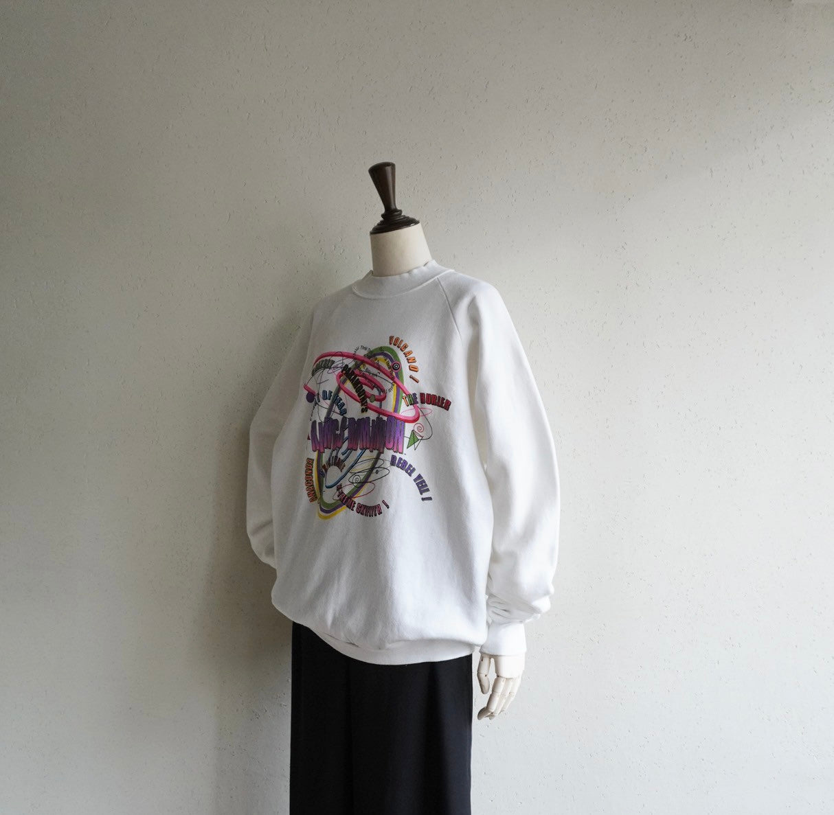 90s Printed Sweater Made in USA