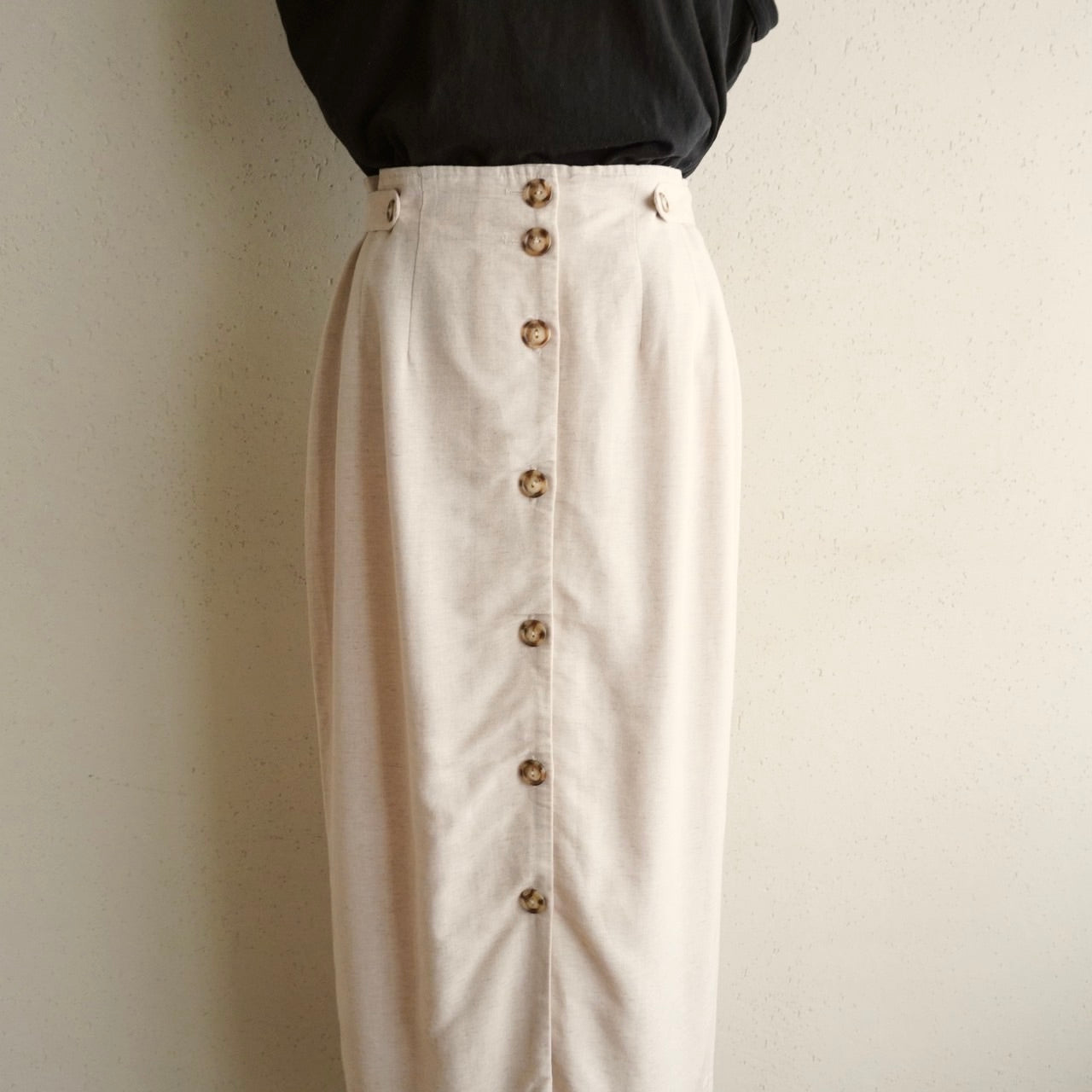 90s Button Design Skirt