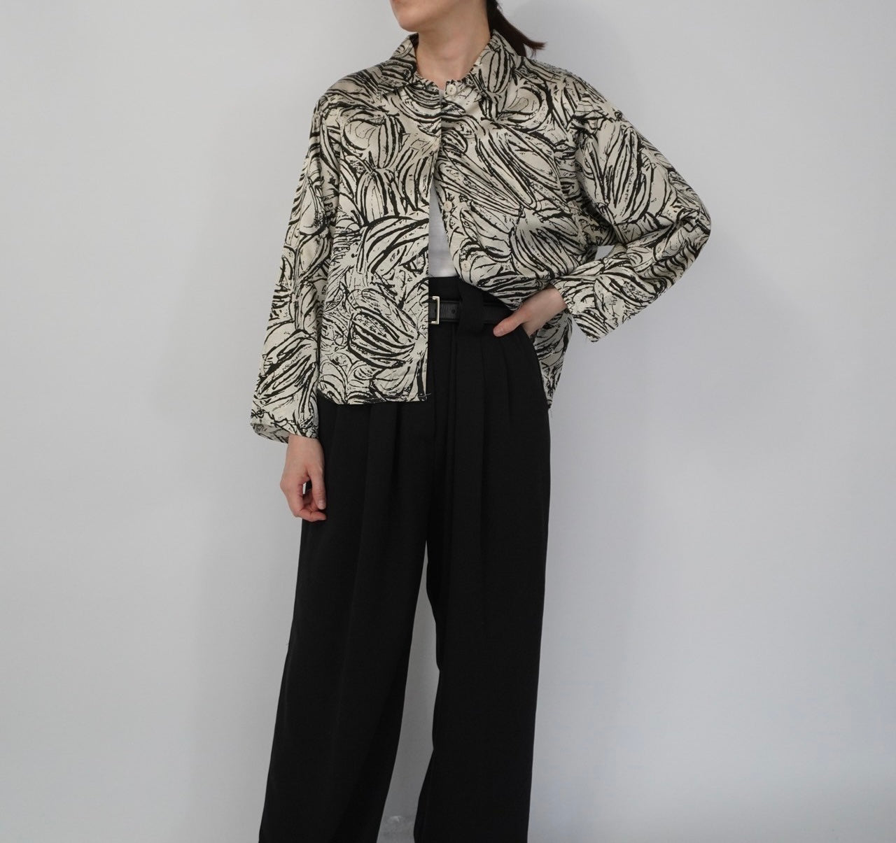 80s Pattern Shirt Made in USA