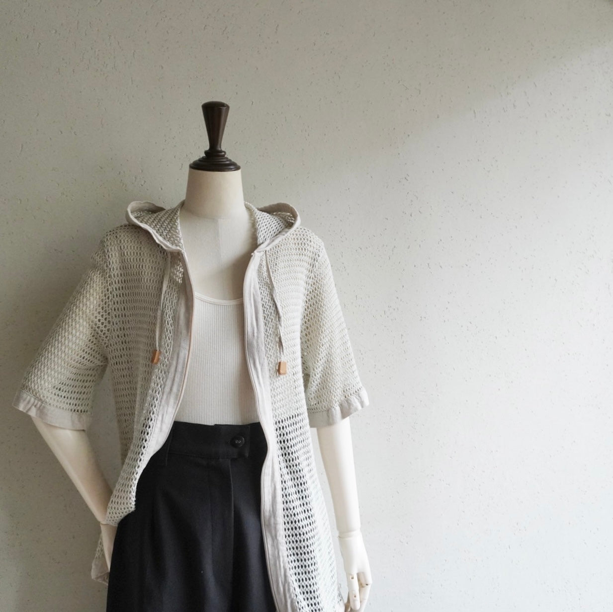 90s Double Zip Mesh Jacket