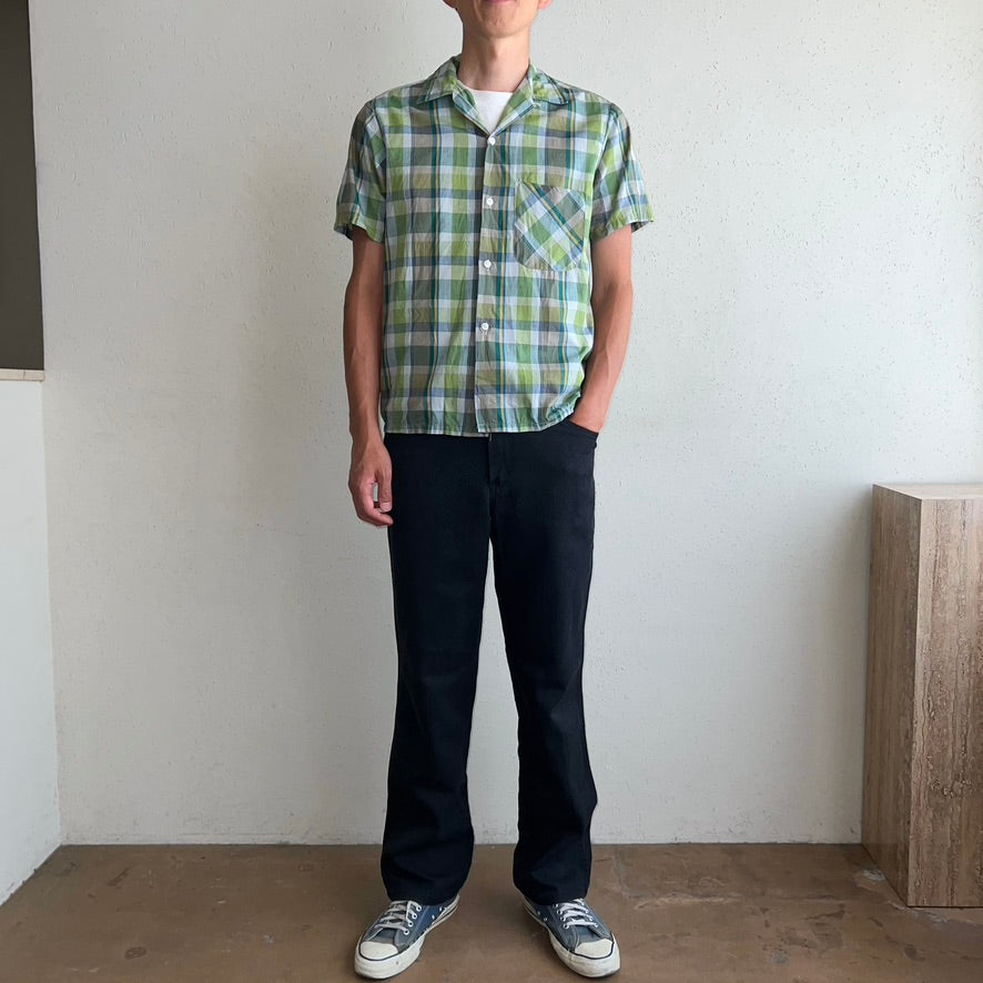 60s Plaid Box Shirt