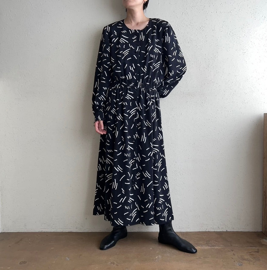 90s Printed Dress