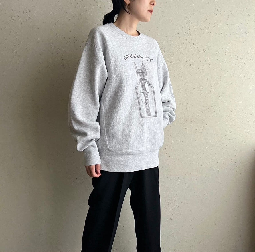 90s Printed Sweater Made in USA