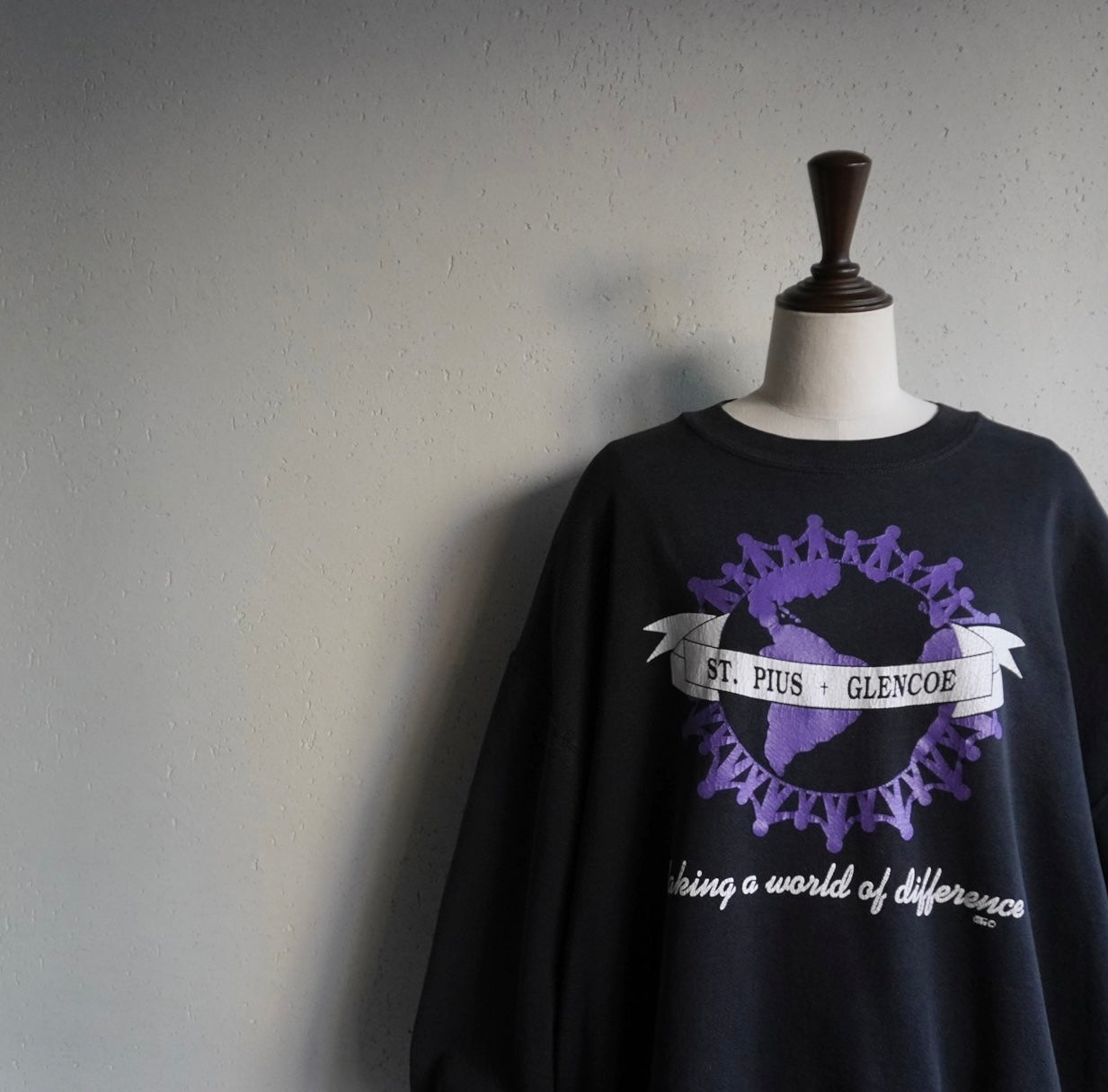 90s Printed Sweater Made in USA