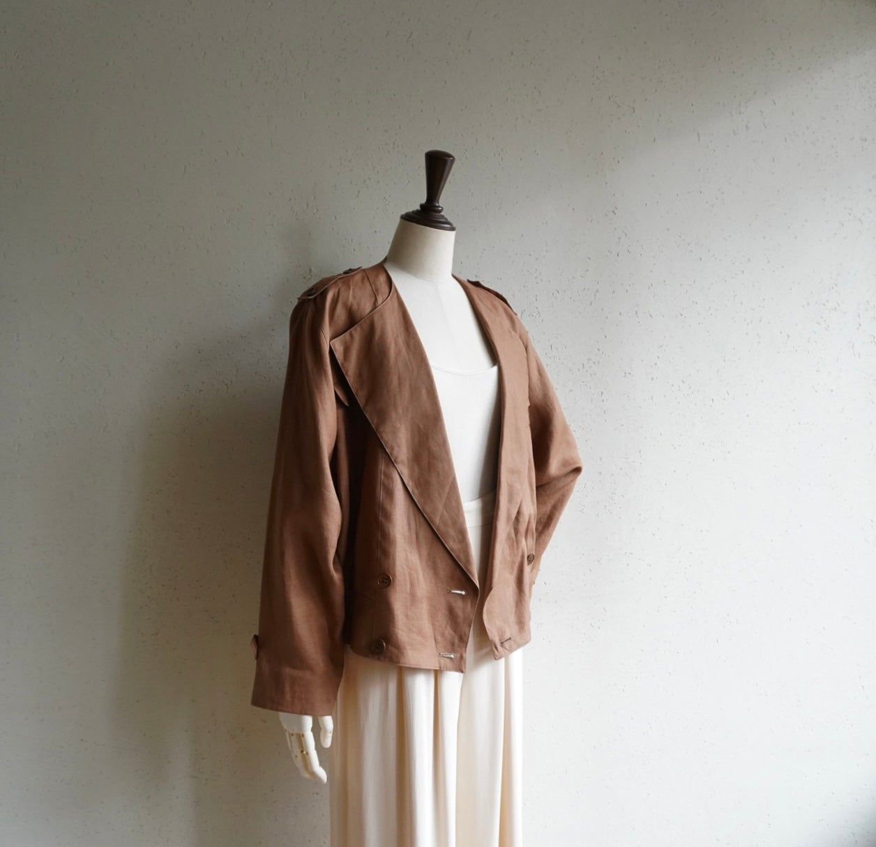 80s Linen Jacket Made in Italy