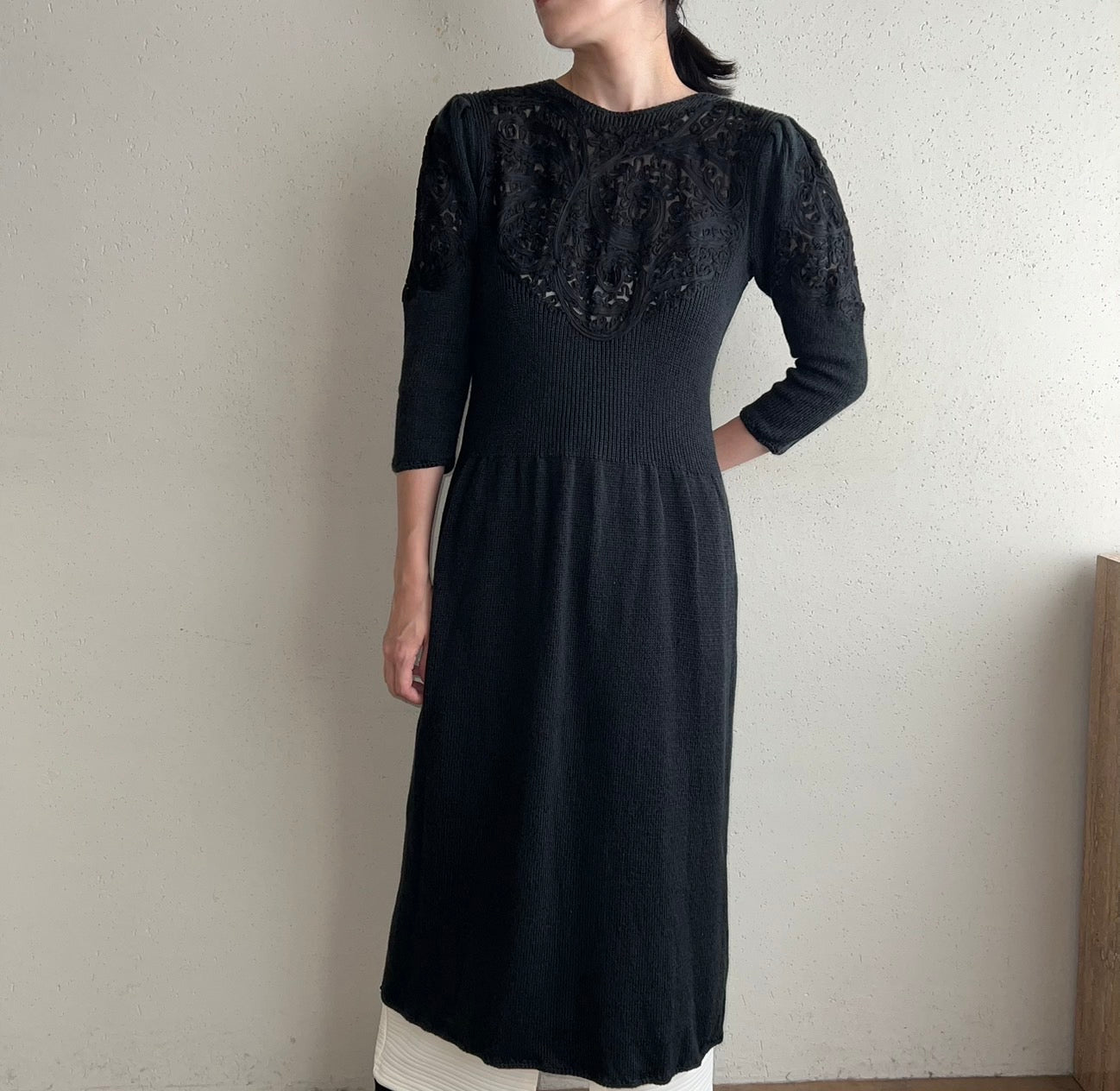 80s "Neiman Marcus ” Knit Dress Made in USA