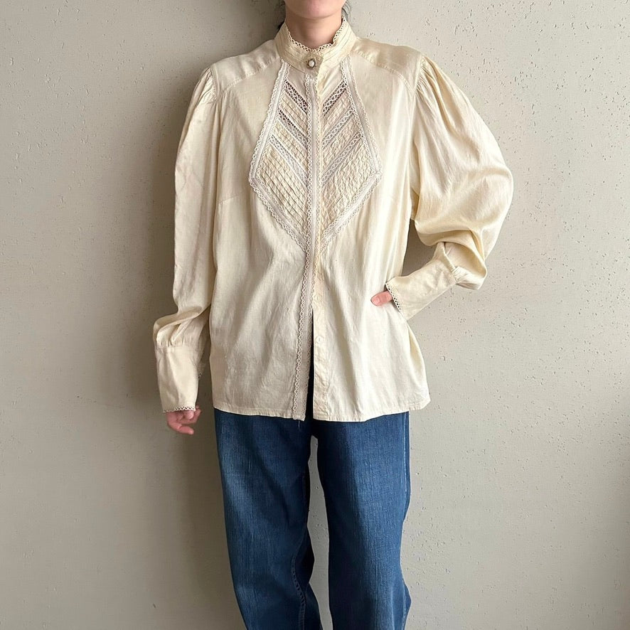 80s Silk Blouse Made in Germany