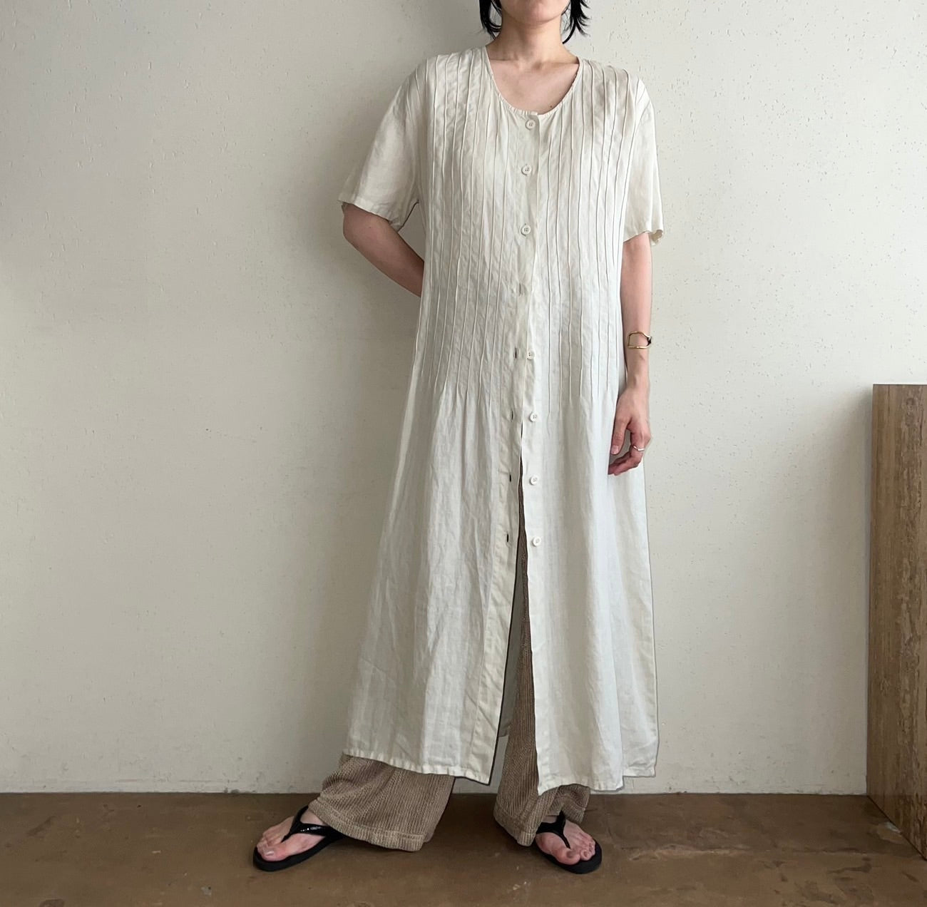 90s EURO Linen Dress