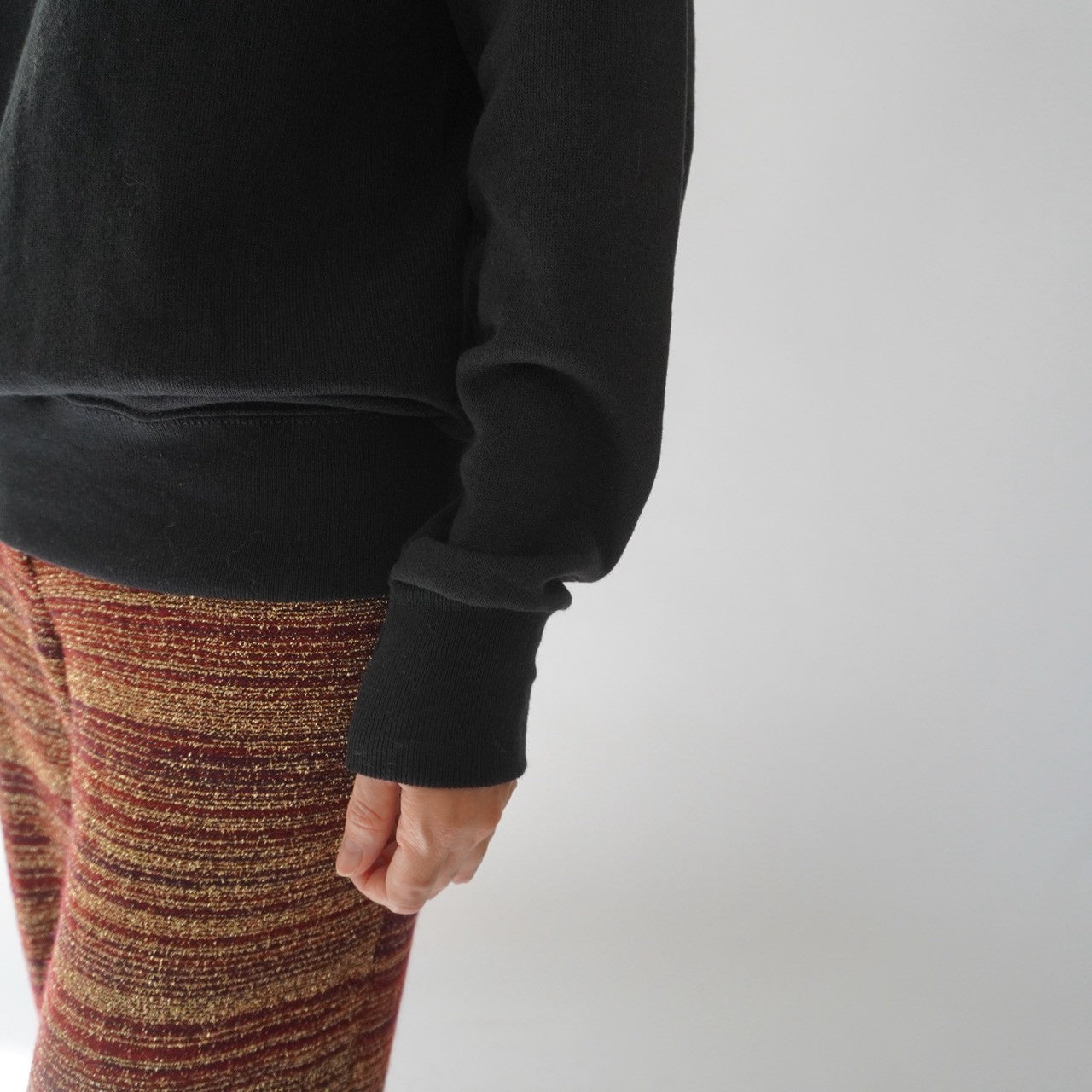 90s Black Sweater Made in USA