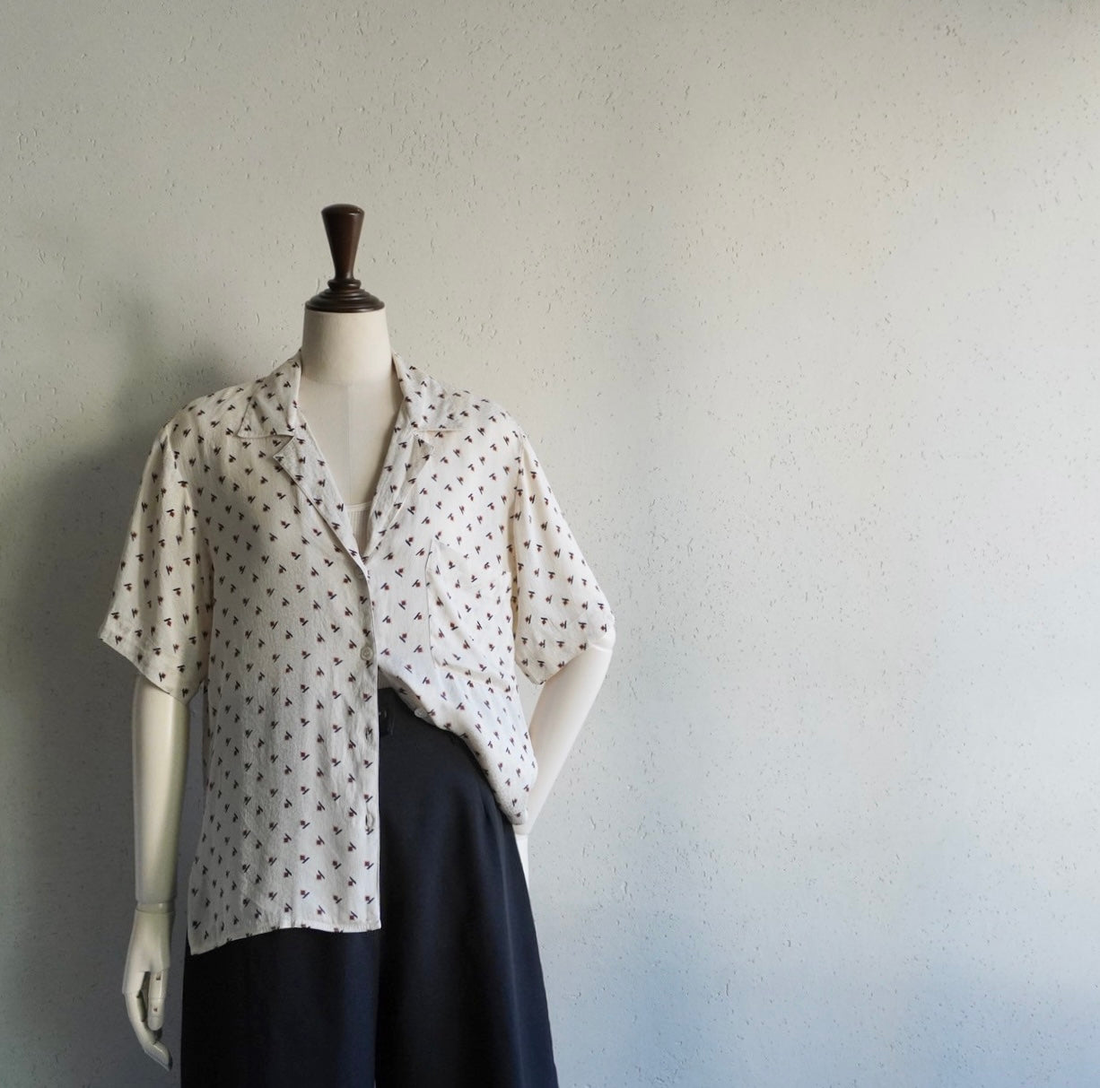 90s "ANN TAYLOR" Silk Shirt