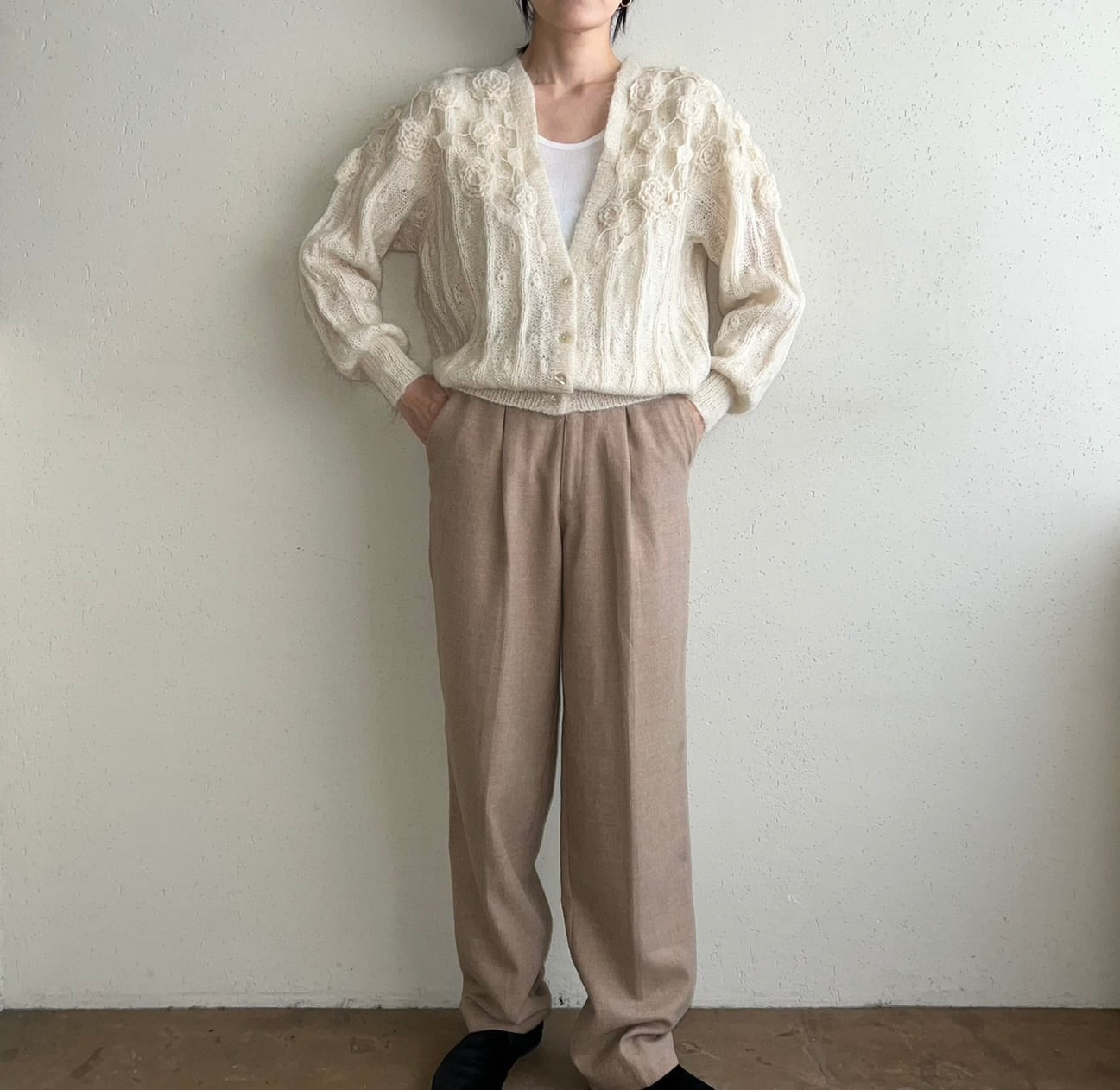 90s Design Knit Cardigan