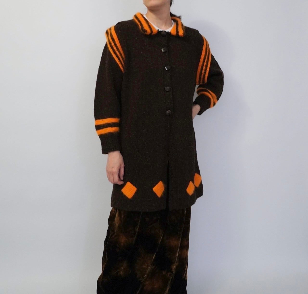 80s Design Knit Jacket