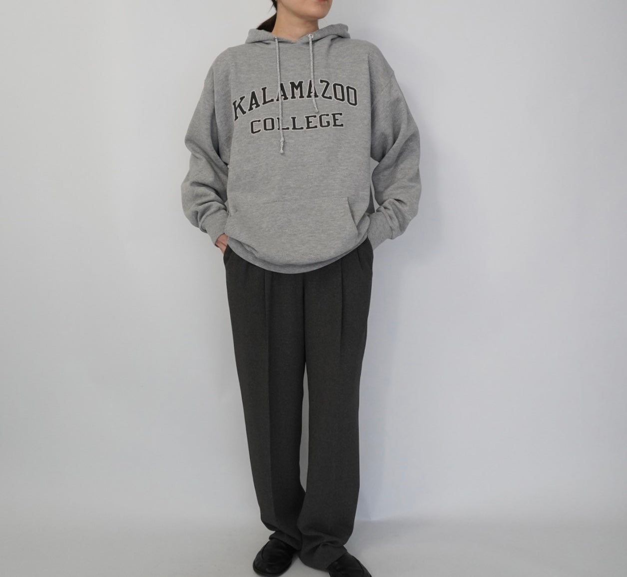 90s Hooded Sweater Made in USA