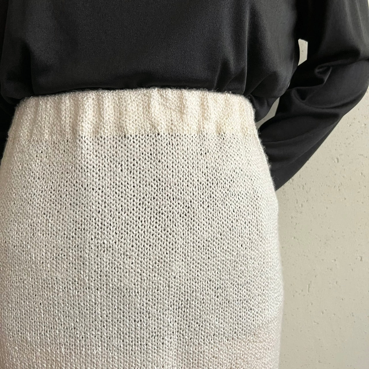 90s Hand Loomed Knit Skirt Made in USA