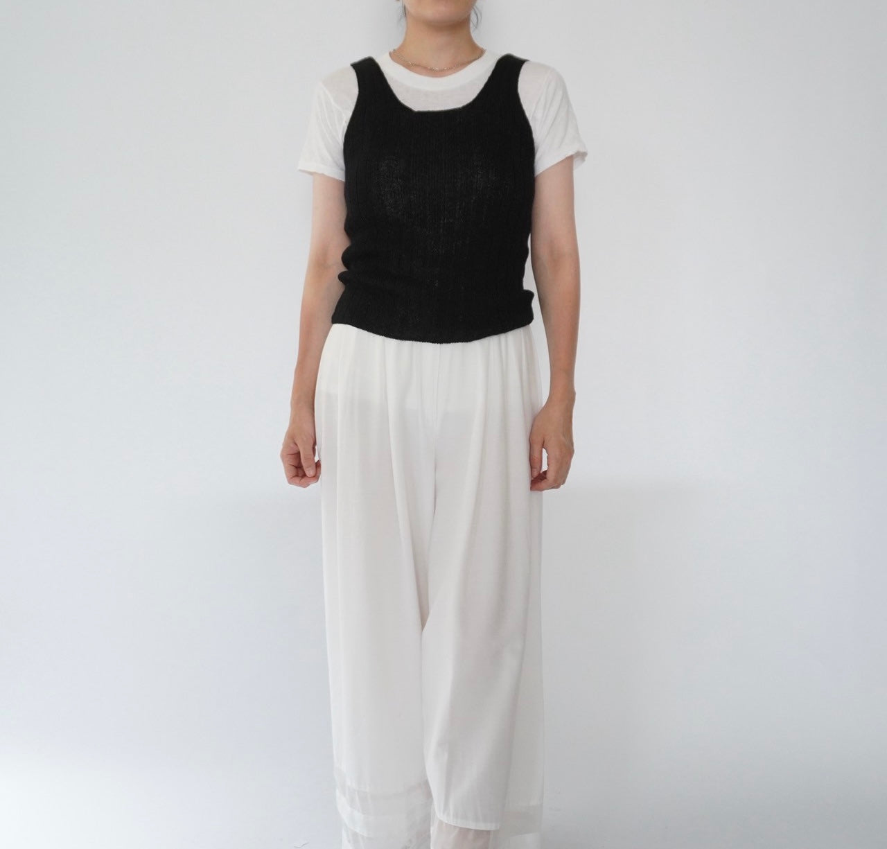 90s Ribbed Top Made in Italy
