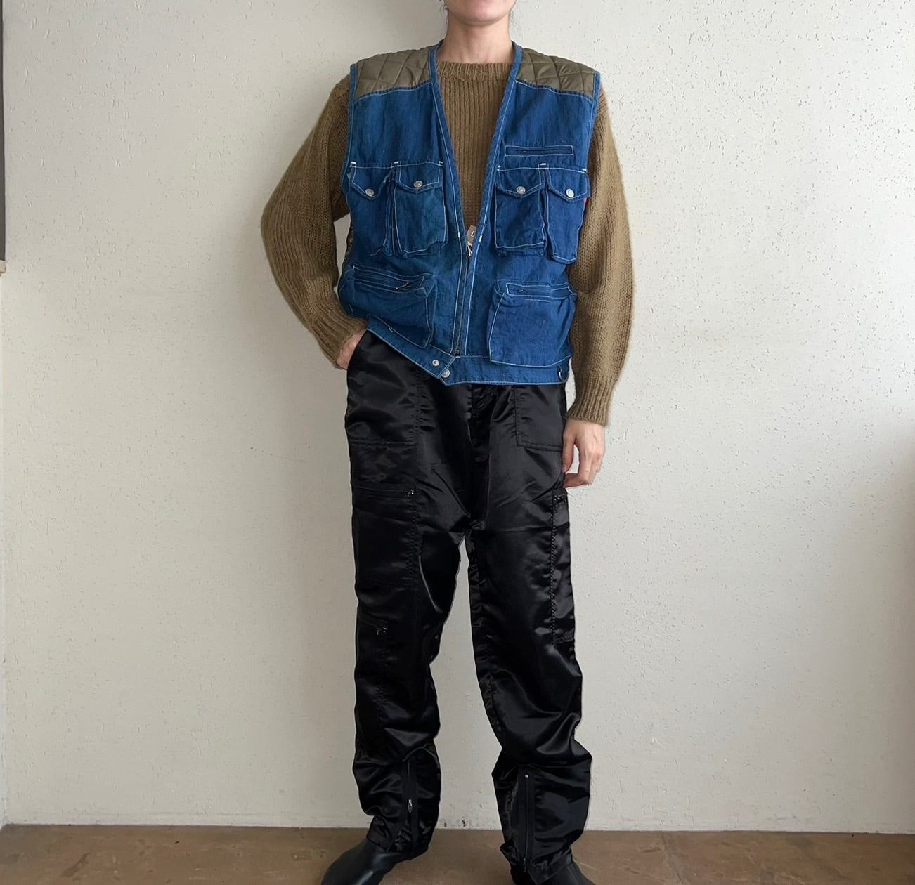 90s Denim Vest Dead Stock