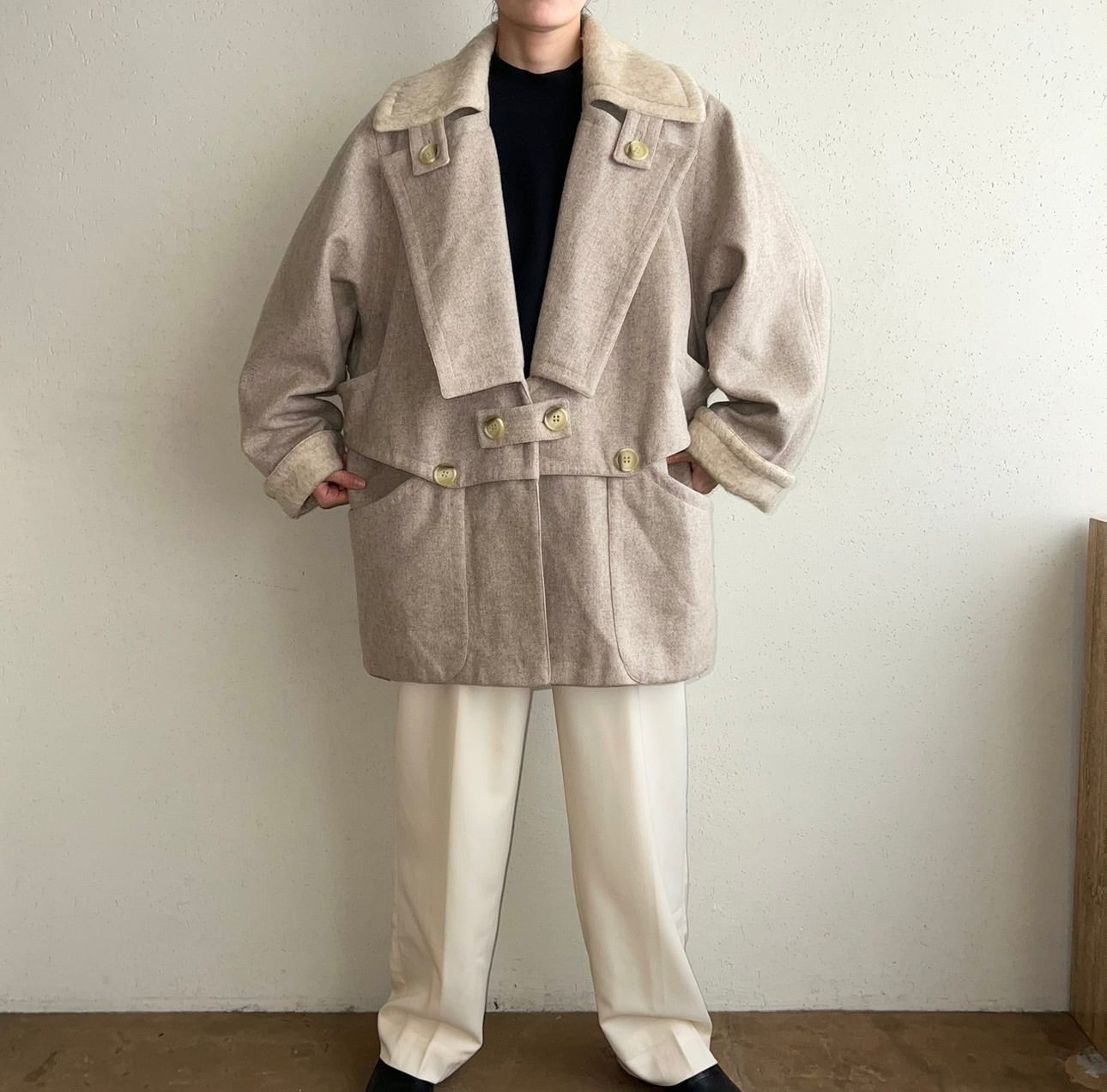80s Wool Jacket Made in Italy