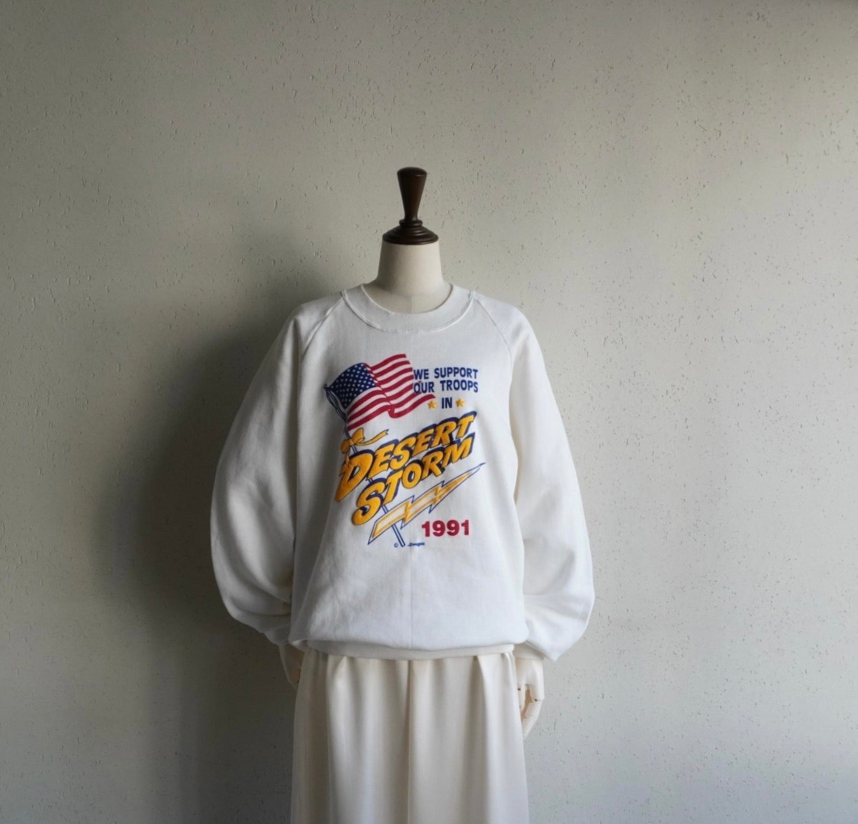 90s Printed Sweater Made in USA