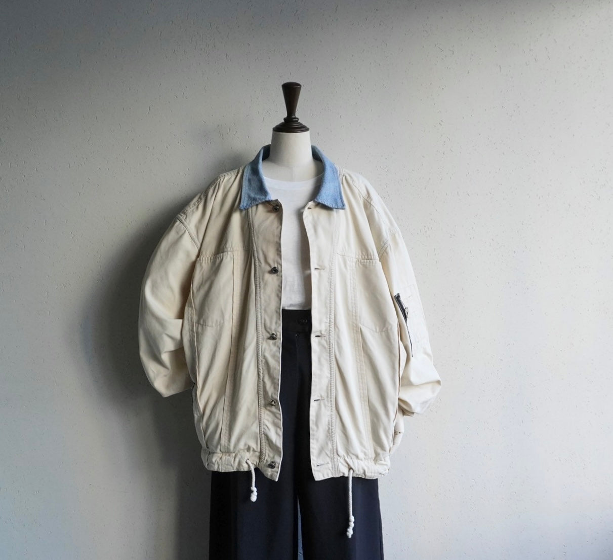 90s Denim Collar Jacket