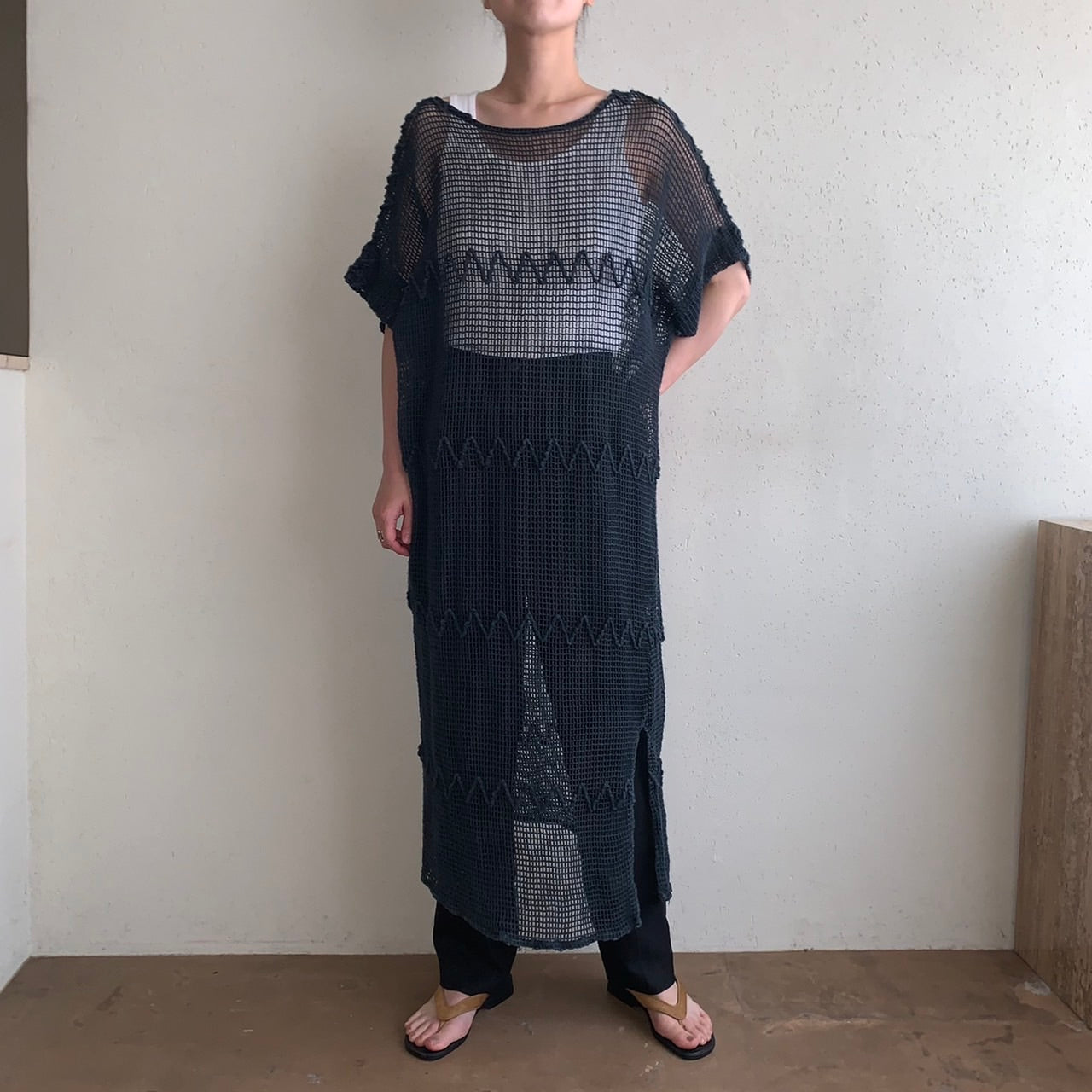90s Crochet Dress Made in USA