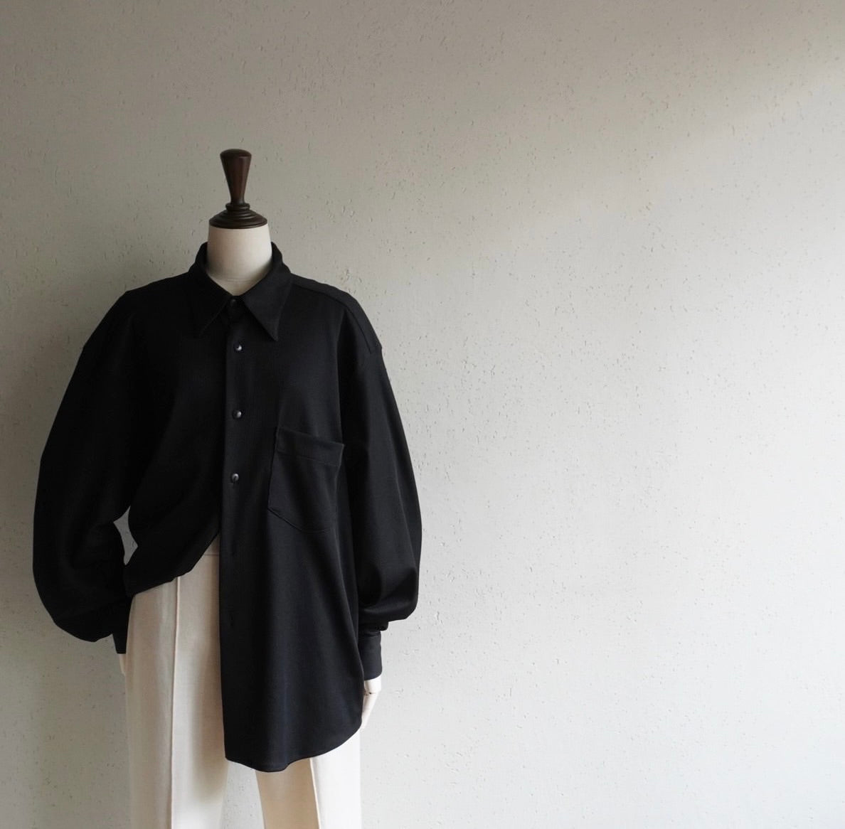90s Black Shirt Made in Italy