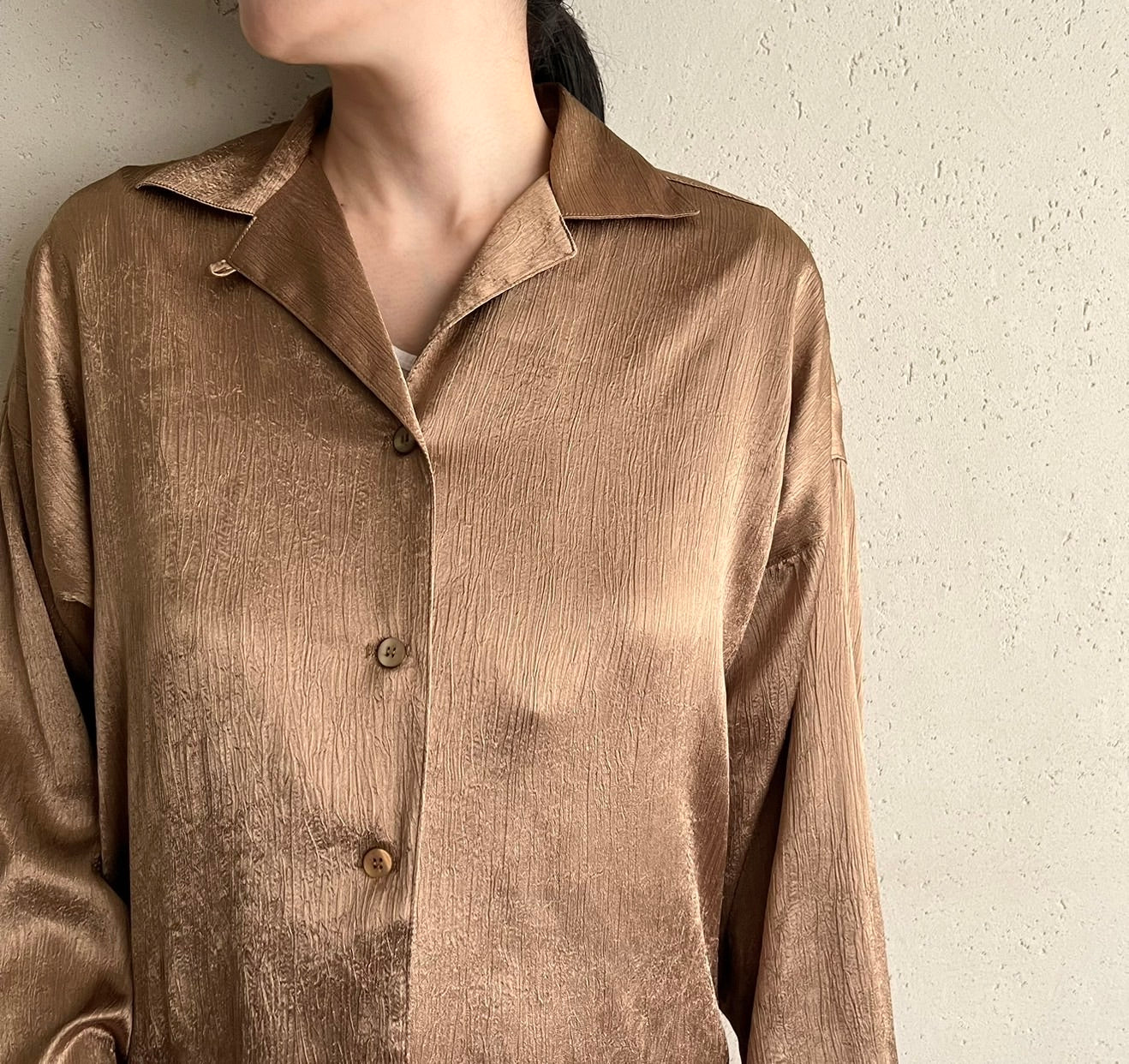 80s Shiny Shirt Made in USA