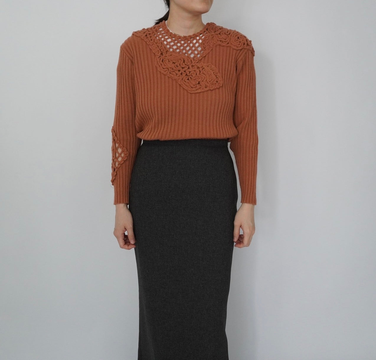 80s "Sensazioni" Ribbed Top Made in Italy