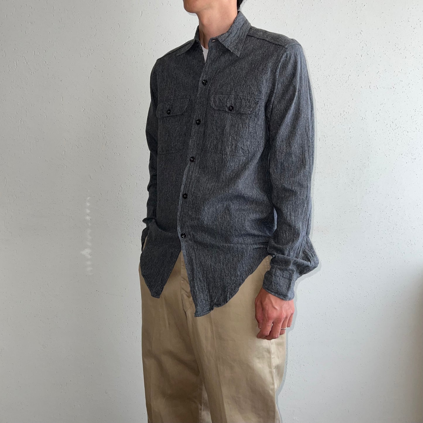 60s BIG MAC Penneys Black Chambray Shirt