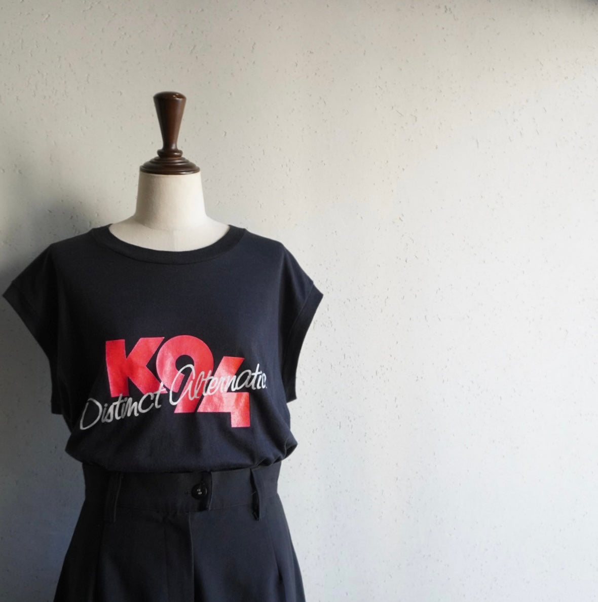 80s Printed Sleeveless T-shirt Made in USA