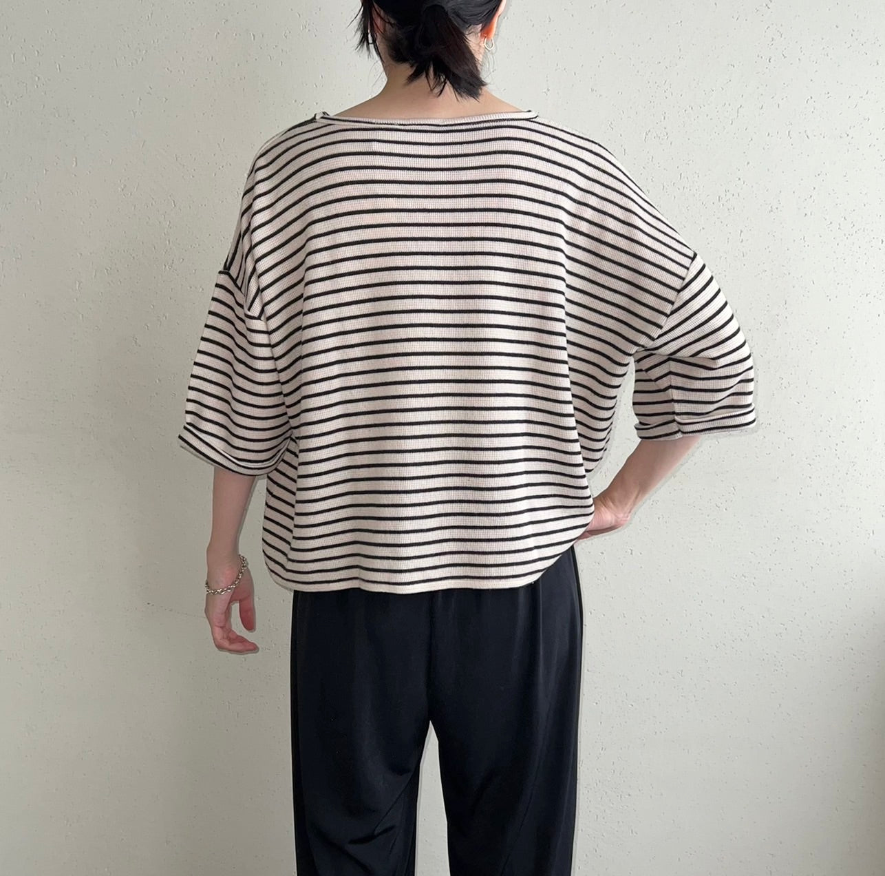 90s Striped Boxy Top