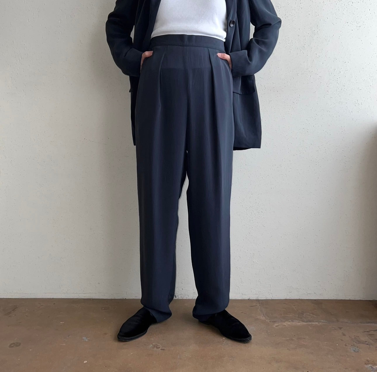 90s Silk Two-Piece Suit