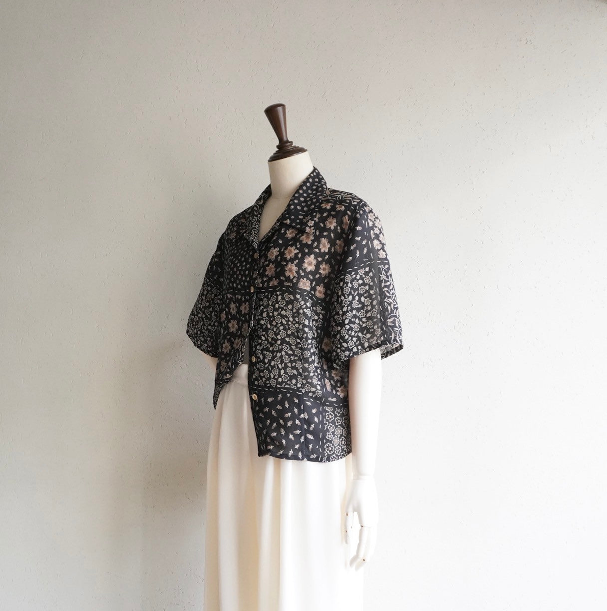 90s Printed Shirt Made in Great Britain