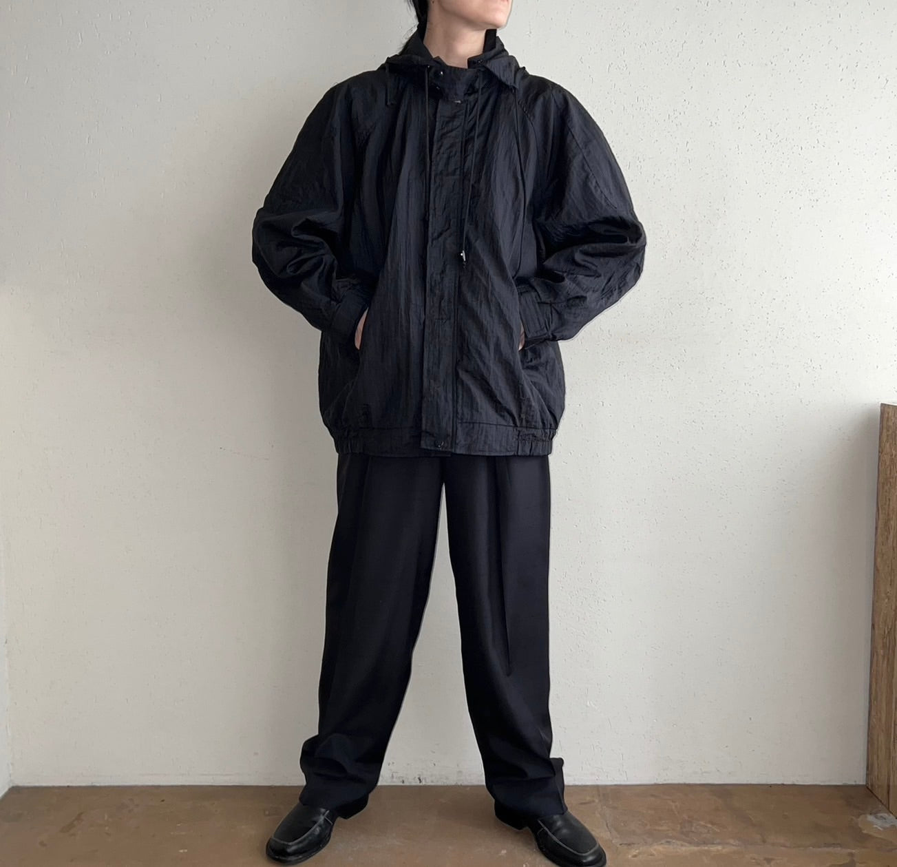 90s Hooded light jacket