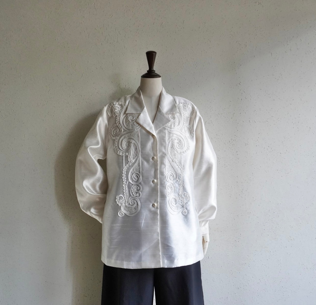 90s Cord Lace Shirt, Jacket