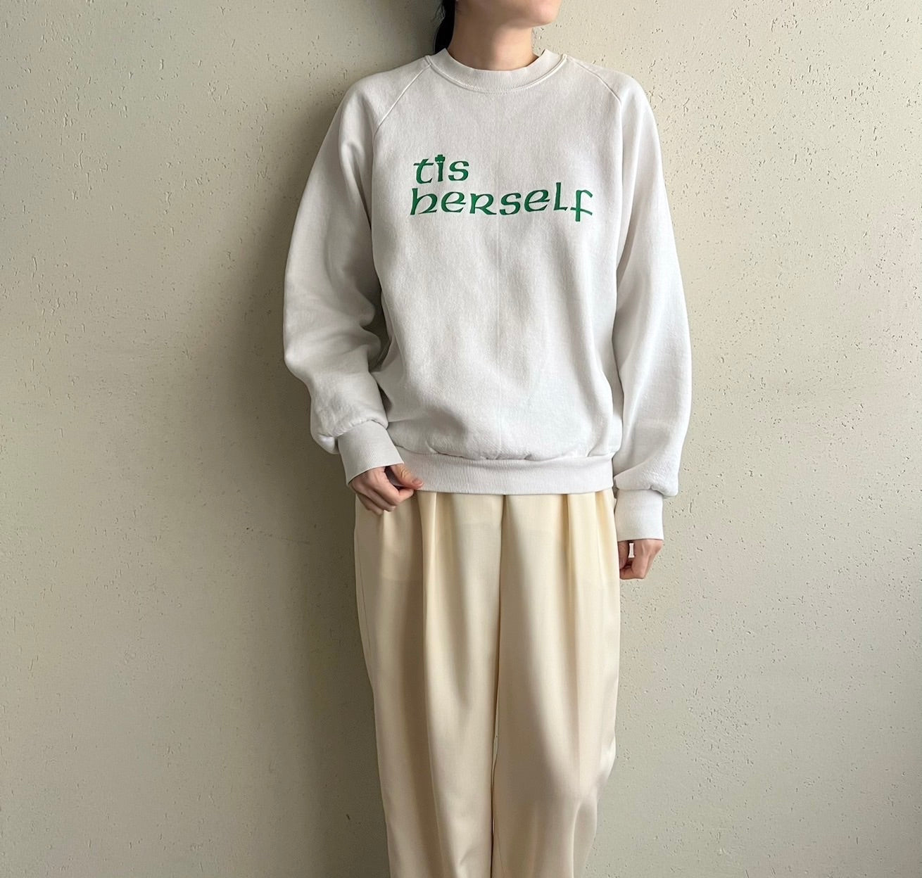 90s Printed Sweater Made in USA
