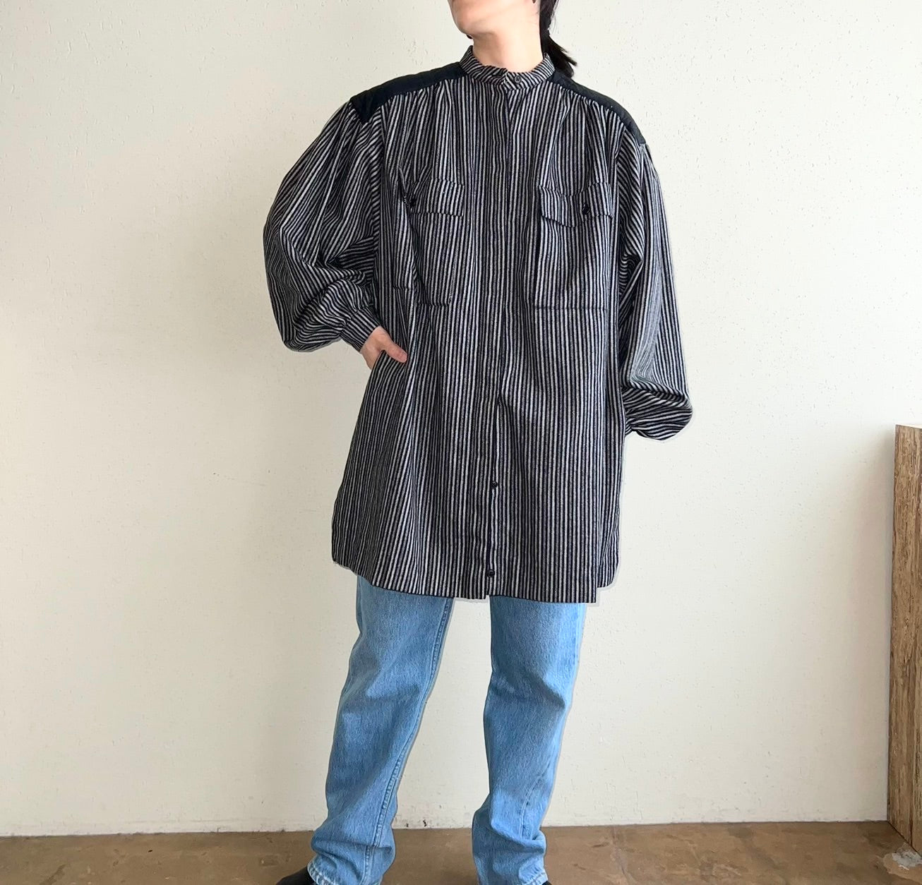 90s Striped Blouse Made in Italy