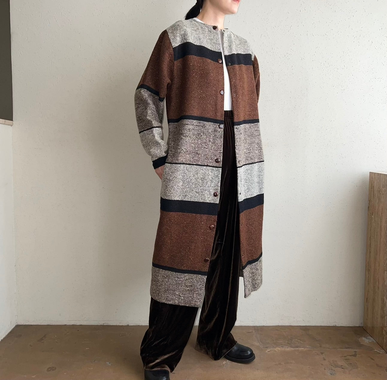 80s "annalisa ferro" Wool Dress Made in Italy