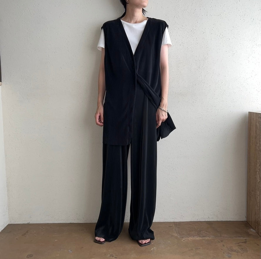 90s Pleated Design Two-Piece