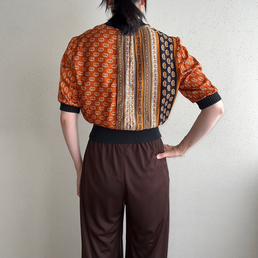 80s Printed Top