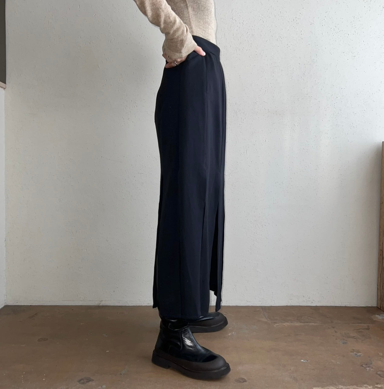 90s EURO Slit Design Skirt