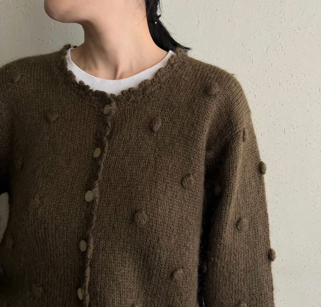 90s Design Knit Cardigan