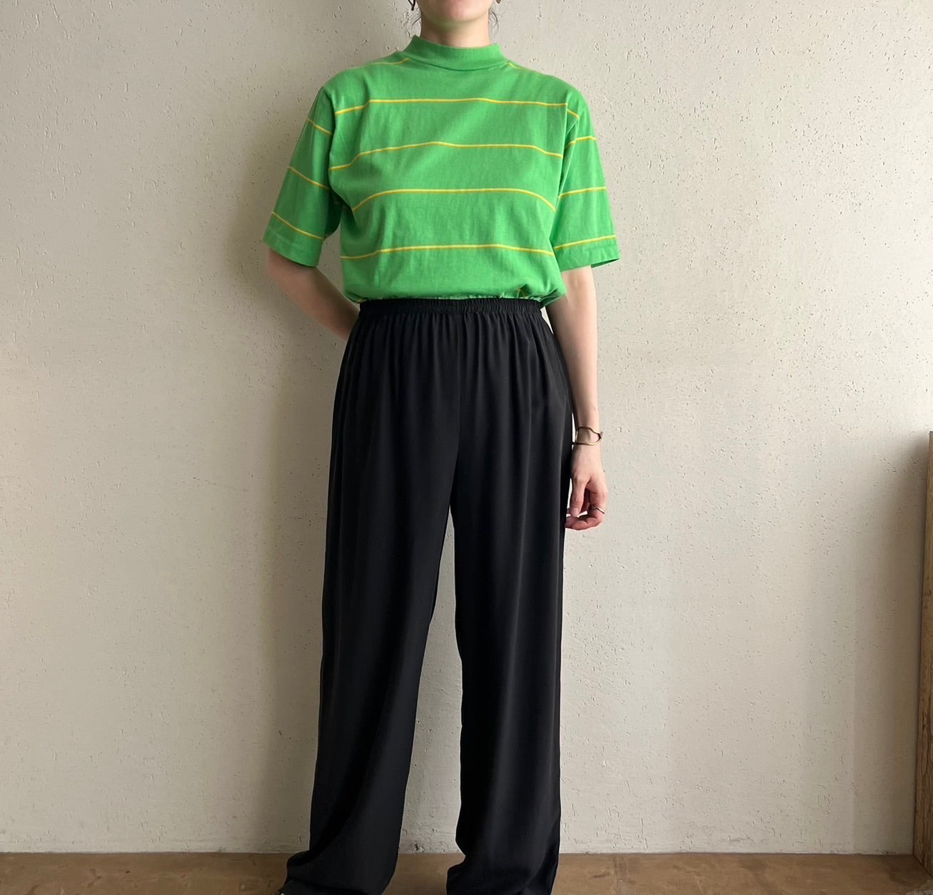 90s Striped T-shirt Made in USA