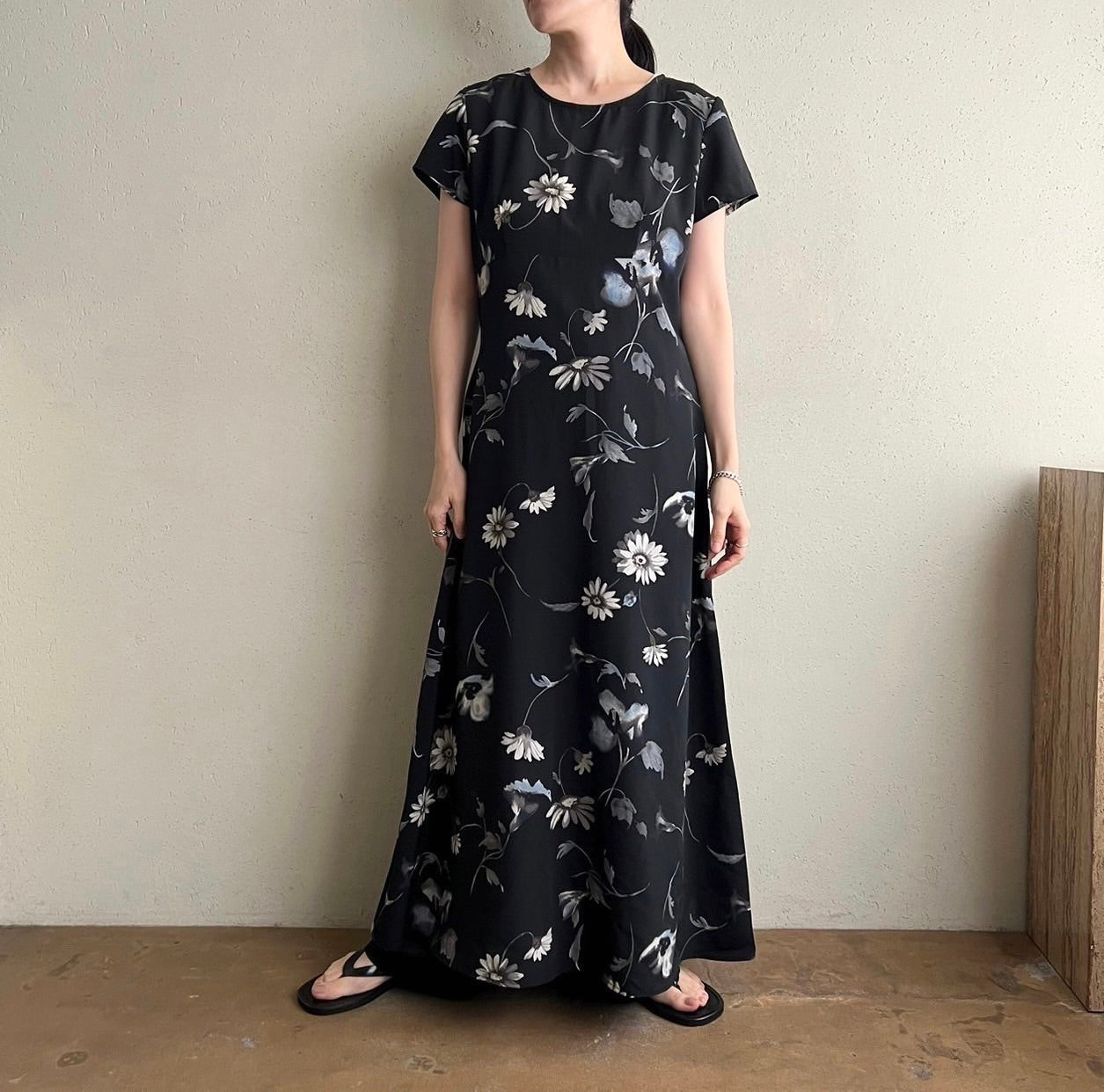 90s Printed Dress Made in Canada
