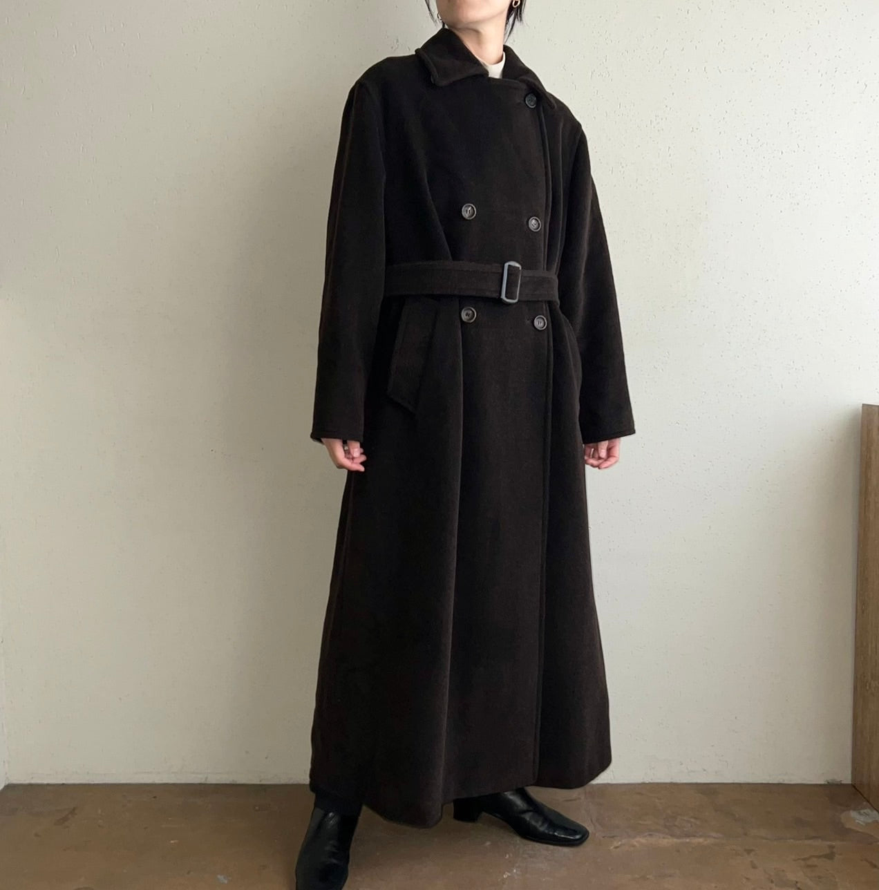 90s "MARELLA" Mohair Mix Coat Made in Italy