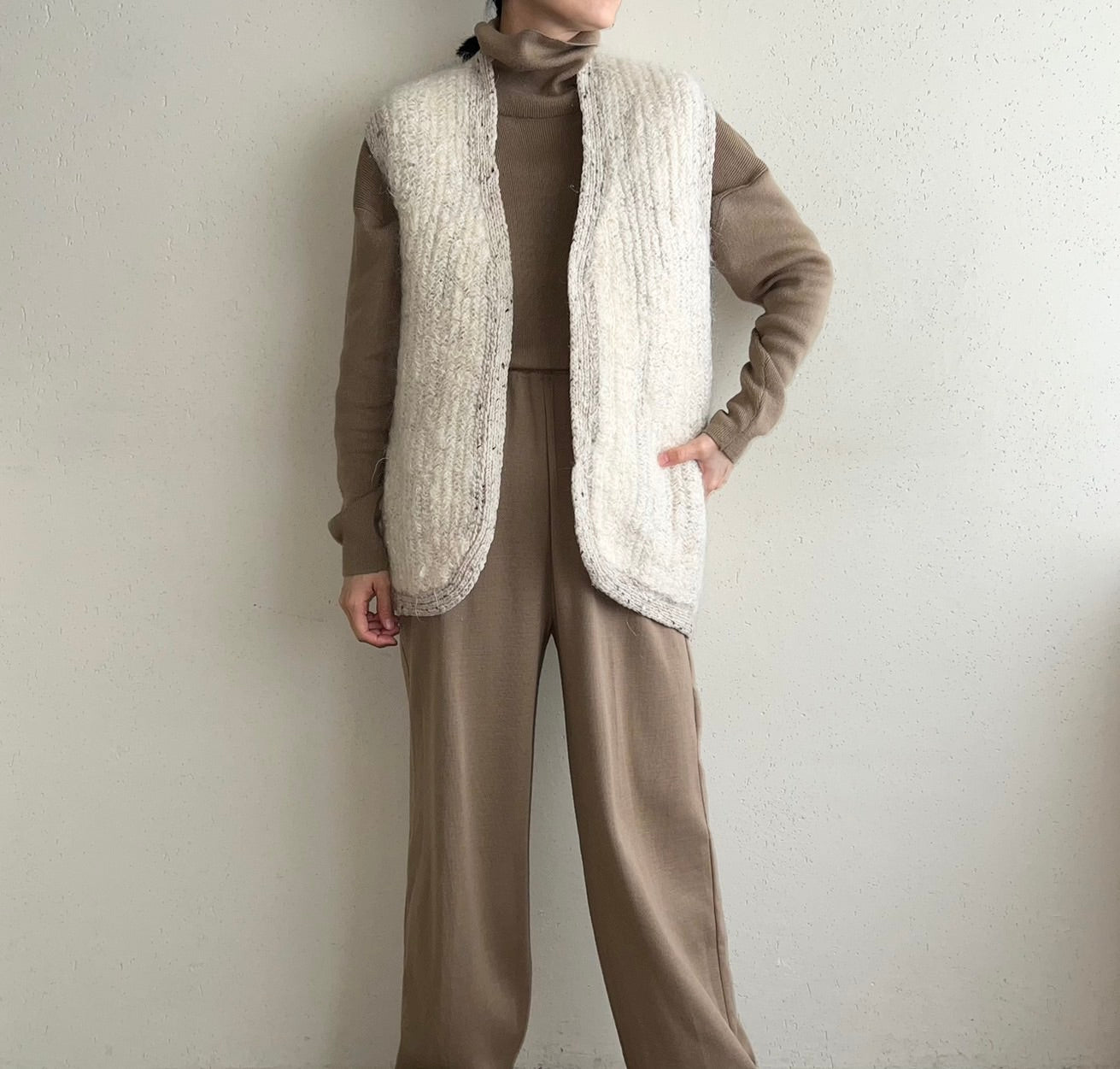 70s,80s Reversible Knit Vest