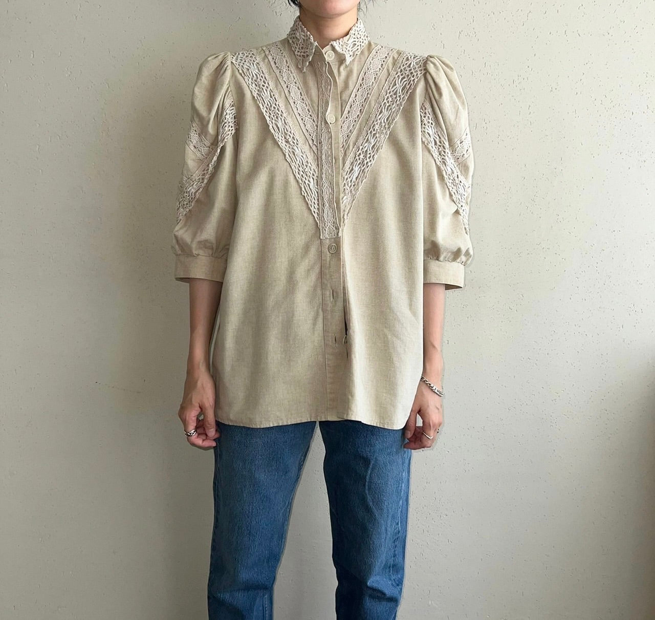 80s EURO Design Blouse