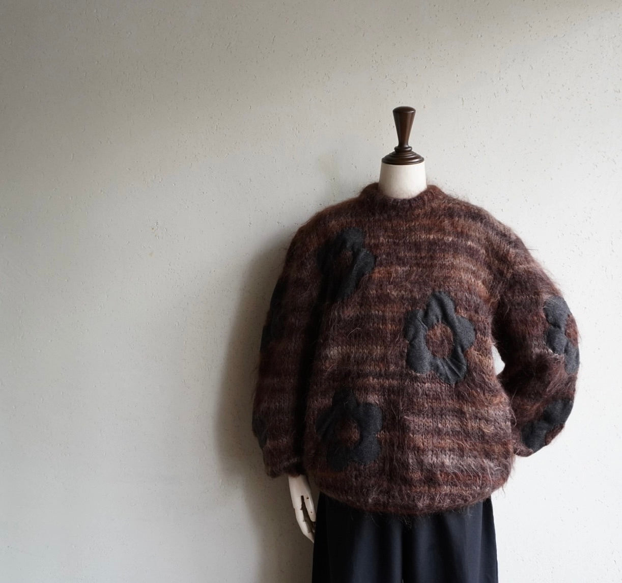 80s Design Mohair Knit Made in Italy